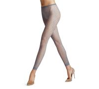 FALKE Women's Craftcore W LE Soft Yarn Patterned 1 Pair Leggings, Grey (Pearl Grey 3248), M