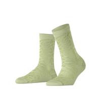 FALKE Women's Creole W So Cotton Patterned 1 Pair Socks, Green Jade 7376, 4-5