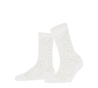 FALKE Women's Creole W So Cotton Patterned 1 Pair Socks, White Off-White 2010, 7-8