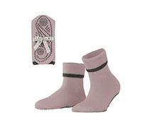 FALKE Women's Cuddle Pads X-Mas W HP Cotton Wool Grips On Sole 1 Pair Slipper Sock, Red (Rosewood 8490), 5.5-8