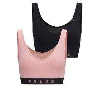 Falke Womens Daily Comfort 2-Pack Bra - Black/Pink