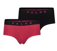 Falke Womens Daily Comfort 2-Pack Hipster Brief - Black/Dark Pink