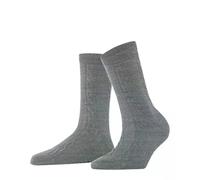 FALKE Women's Declivity W So Wool Plain Socks 1 Pair, Light Grey Melange 3830, 5.5-8