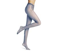 FALKE Women's Dot 15 DEN W Ti Sheer Patterned Tights 1 Pair, Blue Sky 6876, M-L
