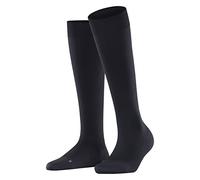 FALKE Women's Energizer W Kh Soft Yarn With Compression 1 Pair Knee-High Socks, Blue Dark Navy 6379, 5.5-6.5
