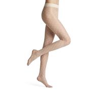 FALKE Women's Eternal 20 DEN W Ti Sheer Patterned 1 Pair Tights, White Champagne 2579, S