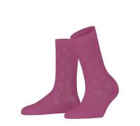 FALKE Women's Evolute W So Cotton Patterned 1 Pair Socks, Pink Candy 8052 Evolute, 5.5-8