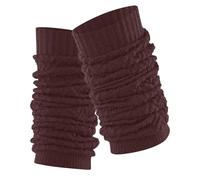 FALKE Women's Fable Estate W Lw Wool Thick Plain Gauntlets, Brown Cayenne 5950, OneSize