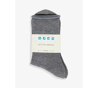 Falke Womens Falke Active Breeze Stretch-Lyocell-Blend Socks 3216 Light Greymel. 2/5