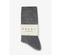 Falke Womens Falke Brushed Mid-Calf Polyamide and Wool-Blend Knitted Socks 3216 Light Greymel. Eur 41-42/8-9 UK Women