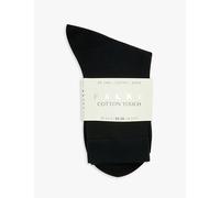 FALKE Women's Cotton Touch Socks Breathable Sustainable Thin Plain Elegant excellent Colours Flat Seam In The Toe Area For Dress Casual Business Looks 1 Pair
