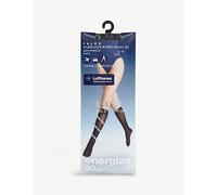 Falke Women's Knee-High Socks Energize 50 DEN - Semi-Opaque Compression - Black 3009 Size 5.5-6.5