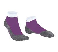 FALKE Women's RU4 Endurance Short W Sso Cotton Anti-Blister 1 Pair Running Socks, Purple Plum 8028 4-5