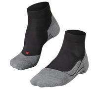 Falke - Women's Falke RU4 Short - Running socks size 39-40, grey/black