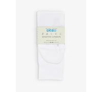 Falke Womens Falke Sensitive London Stretch-Cotton-Blend Socks 2000 White 2/5