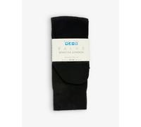 Falke Womens Falke Sensitive London Stretch-Cotton-Blend Socks 3000 Black 6/9