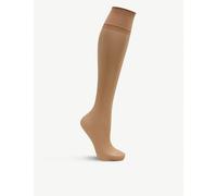 FALKE Women's Shelina 12 DEN W Kh Ultra-Sheer Plain 1 Pair Knee-High Socks, Skin colour Brasil 4679, 2.5-5