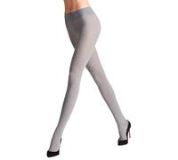 Falke Womens Family Rib Tights - Light Grey Mel
