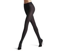 FALKE Women's Family Rib W Ti Cotton Plain 1 Pair Tights, Grey Anthracite Melange 3080, M