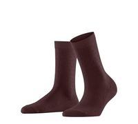 FALKE Women's Family W So Sustainable Cotton Plain 1 Pair Socks, Brown Cayenne 5950 Special Edition, 5.5-8