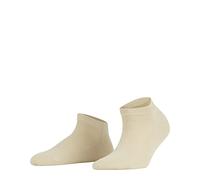 FALKE Women's Family W Sn Sustainable Cotton Low-Cut Plain 1 Pair Trainer Socks, Beige Cream 4019, 2.5-5