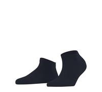 FALKE Women's Family W Sn Sustainable Cotton Low-Cut Plain 1 Pair Trainer Socks, Blue Space 6116, 2.5-5