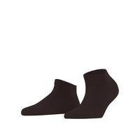 FALKE Women's Family W Sn Sustainable Cotton Low-Cut Plain 1 Pair Trainer Socks, Brown Dark 5239, 5.5-8