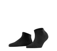 FALKE Women's Family W Sn Sustainable Cotton Low-Cut Plain 1 Pair Trainer Socks, Grey Anthracite Melange 3089, 5.5-8