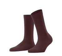 FALKE Women's Family W So Sustainable Cotton Plain 1 Pair Socks, Brown Cayenne 5950, 2.5-5