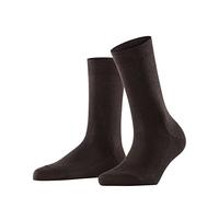 FALKE Women's Family W So Sustainable Cotton Plain 1 Pair Socks, Brown Dark 5239, 2.5-5