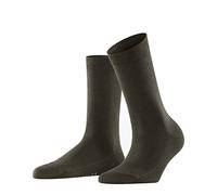 FALKE Women's Family W So Sustainable Cotton Plain 1 Pair Socks, Green Military 7826, 5.5-8