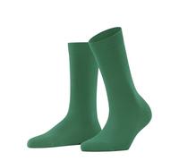 FALKE Women's Family W So Sustainable Cotton Plain Socks, Green Tourmaline 7618, 5.5-8