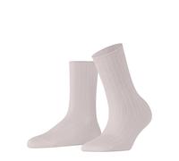 FALKE Women's Family W So Sustainable Cotton Plain Socks, Pink Light 8458 Rib, 5.5-8