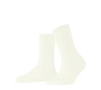 FALKE Women's Family W So Sustainable Cotton Plain 1 Pair Socks, White Off-White 2040 Rib, 5.5-8