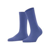 FALKE Women's Family W So Sustainable Cotton Plain Socks, Blue Water 6550, 5.5-8
