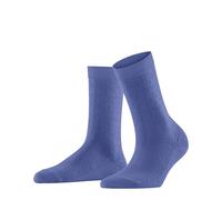 FALKE Women's Family W So Sustainable Cotton Plain Socks, Blue Water 6550 Special Edition, 5.5-8