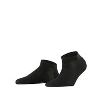 FALKE Women's Fine Softness 50 DEN W Sn Semi-Opaque Low-Cut Plain 1 Pair Trainer Socks, Black 3000, 2.5-5