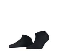 FALKE Women's Fine Softness 50 DEN W Sn Semi-Opaque Low-Cut Plain Trainer Socks 1 Pair, Grey Graphite 3146, 5.5-8