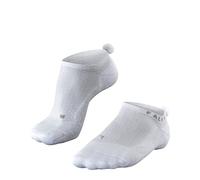 FALKE Women's GO2 Pompom W In Cotton Anti-Blister 1 Pair Golf Socks, White 2000, 5.5-6.5