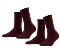 Falke Womens Happy 2-Pack Socks - Brown