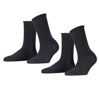 Falke Womens Happy 2-Pack Socks - Navy