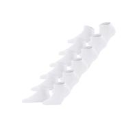 FALKE Women's Happy Multipack W Sn Cotton Low-Cut Plain 6 Pairs Trainer Socks, White 2000, 5.5-8
