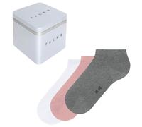 Falke Womens Happy Box 3 Pack Sneaker Socks - Grey/Pink/White