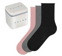 Falke Womens Happy Box 3 Pack Socks - Black/Grey/Pink