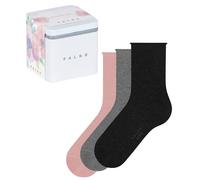 Falke Womens Happy Box Oh Happy Days 3 Pack Socks - Black/Grey/Pink