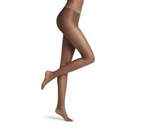 FALKE Women's Invisible Deluxe 8 DEN W Ti Ultra-Sheer Plain 1 Pair Tights, Brown Espresso 5188-O, M-L