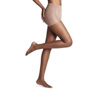 FALKE Women's Invisible Deluxe Shaping 8 DEN W Ti Ultra-Sheer Shaper Effect 1 Pair Tights, Brown Espresso 5188, L