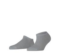 FALKE Women's Joy Fuel W Sn Cotton Low-Cut Patterned 1 Pair Trainer Socks, Grey Silver 3203, 2.5-5