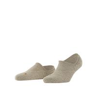 FALKE Women's Keep Warm W In Wool No-Show Plain 1 Pair Liner Socks, Beige Melange 4043, 4-5
