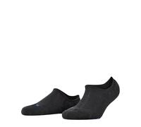 FALKE Women's Keep Warm W In Wool No-Show Plain 1 Pair Liner Socks, Black 3000, 4-5